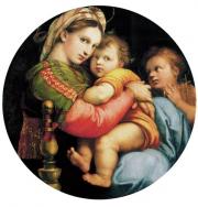 Raffaello Santi: Madonna della Sedia (Tondo) - Madonna a gyermekkel